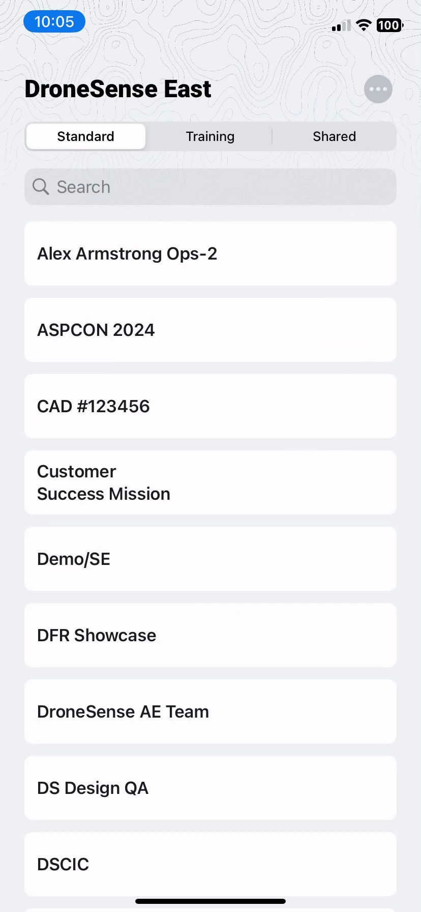 Mission Selector