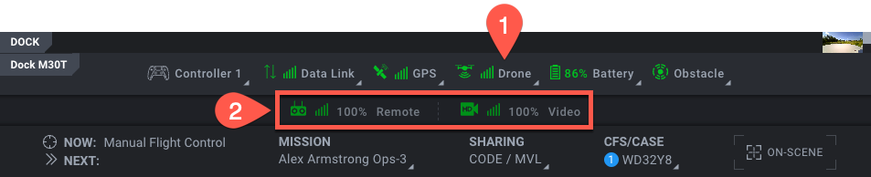 Previous Drone Connection