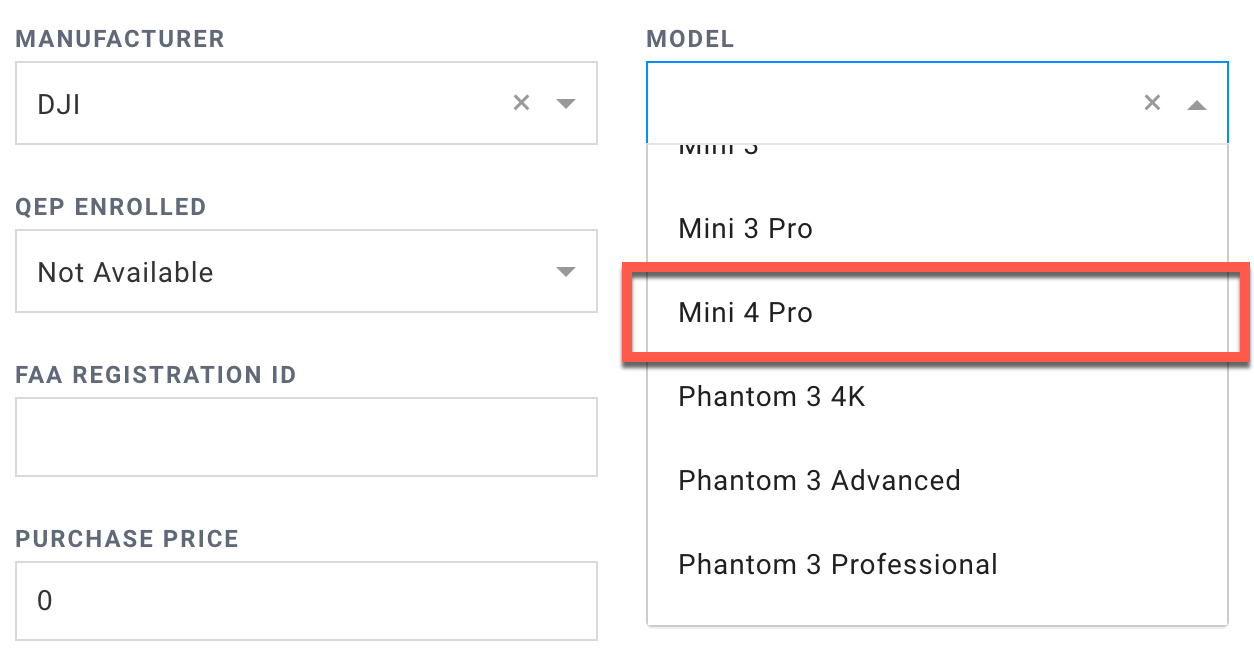 Mini 4 Pro option