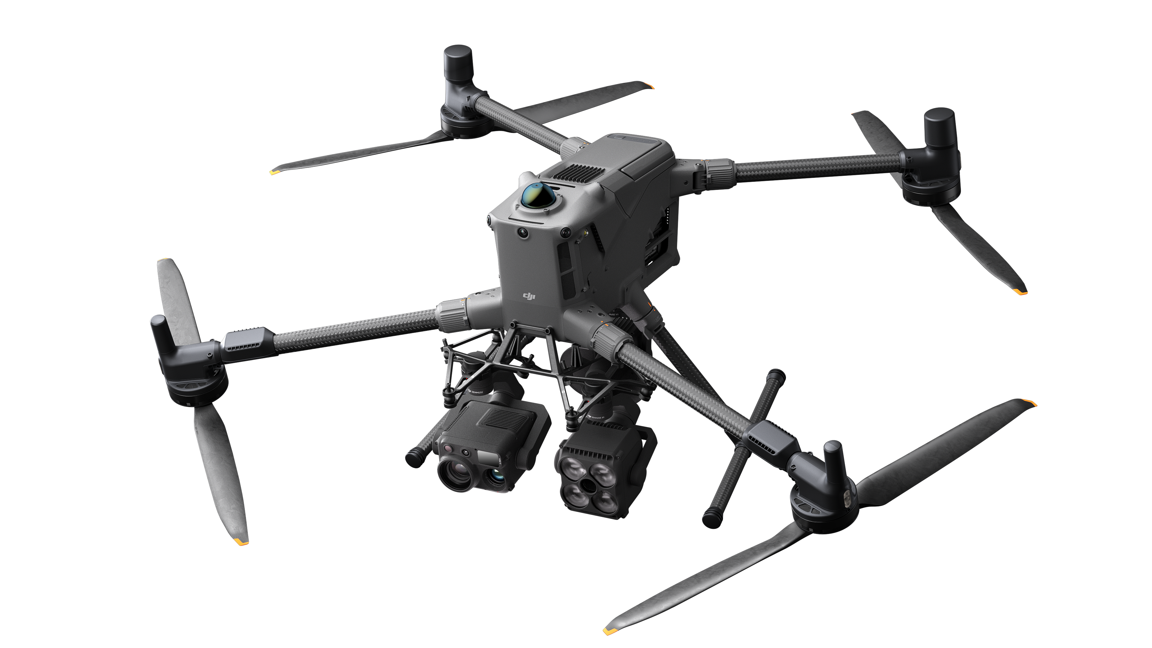 DJI M400 with dual gimbals