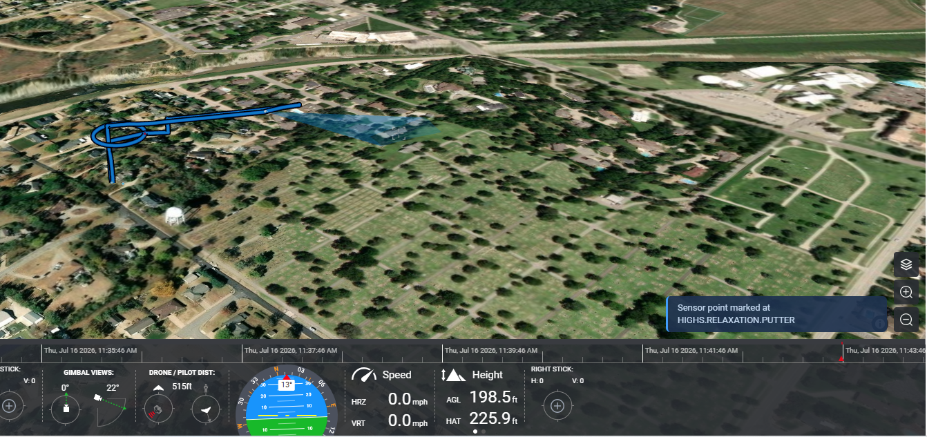 Flight Replay timeline and controls