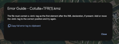 KML Import Error