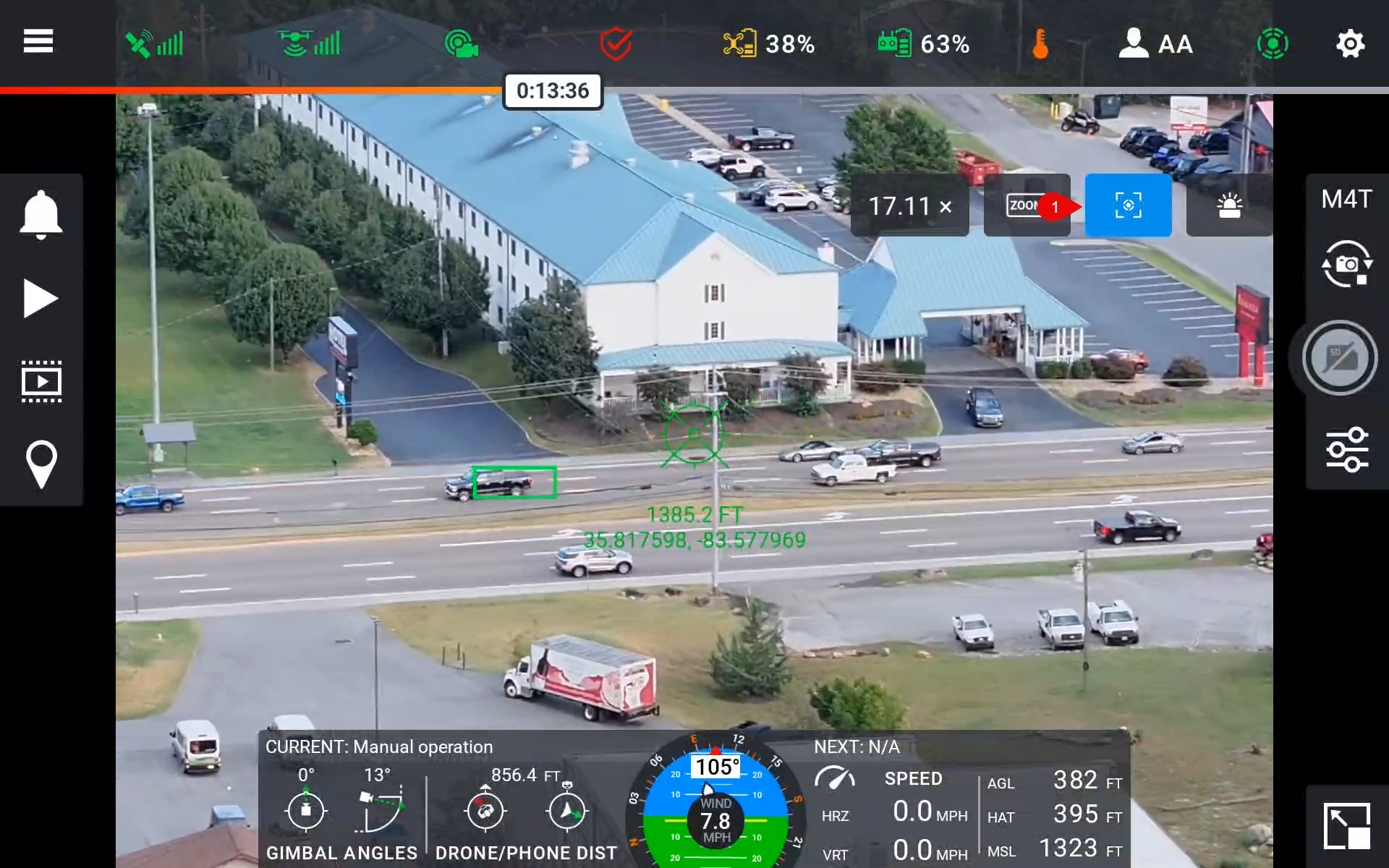 Auto Track Active